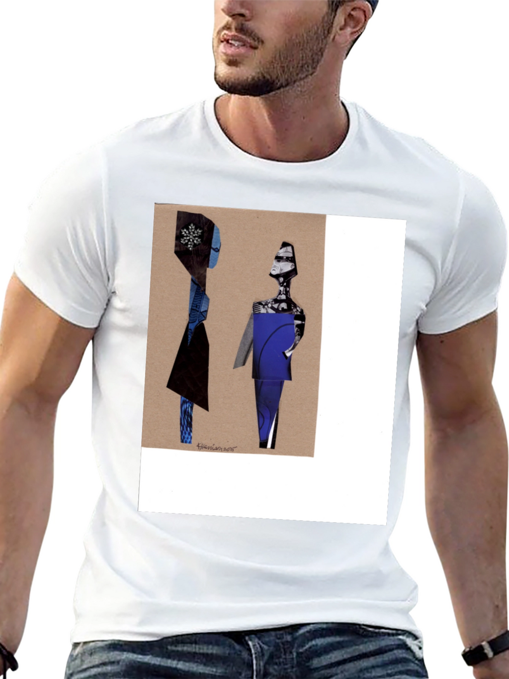 Abstract Art Graphic Tee - Modern Unisex T-Shirt