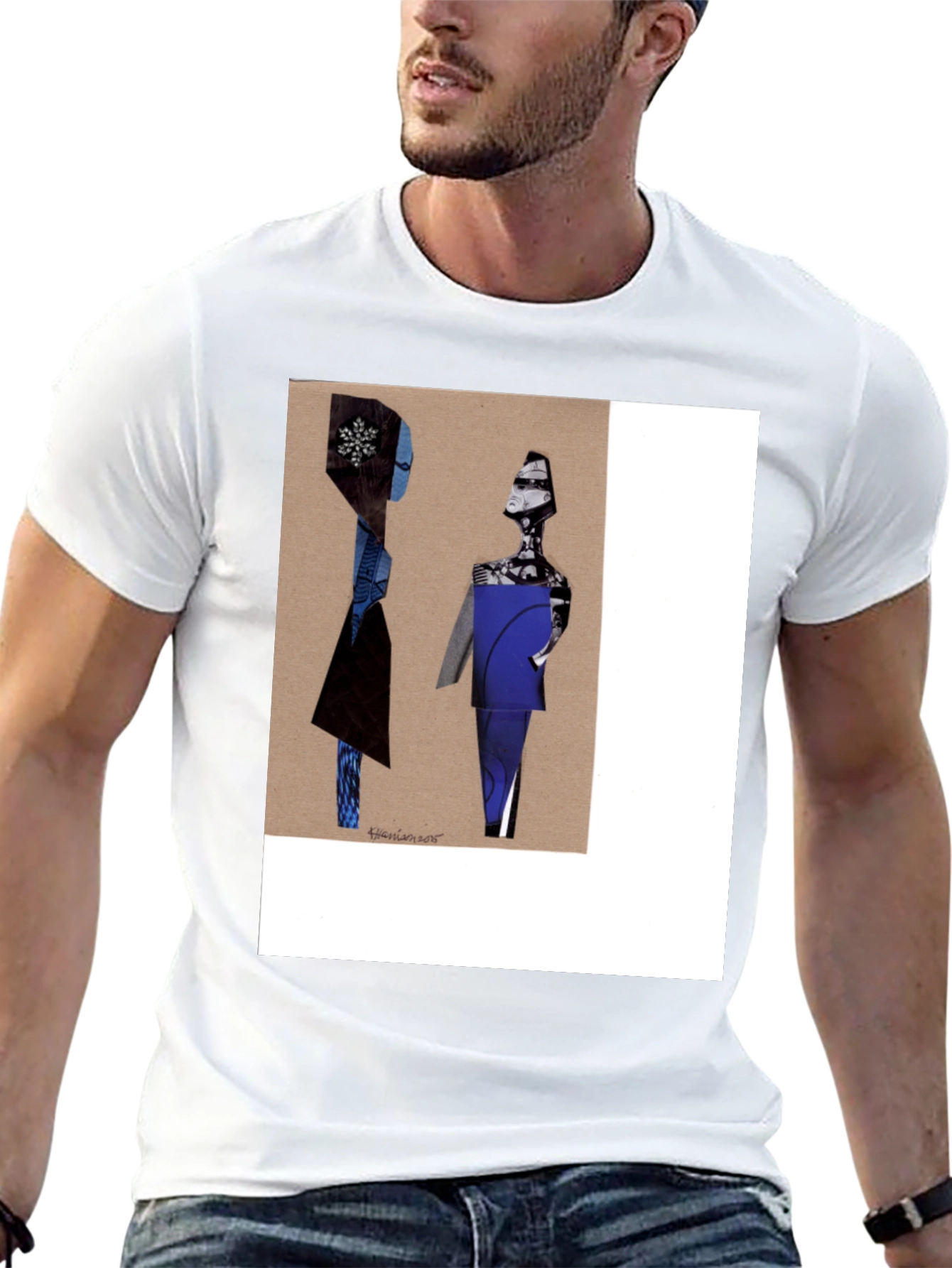 Abstract Art Graphic Tee - Modern Unisex T-Shirt