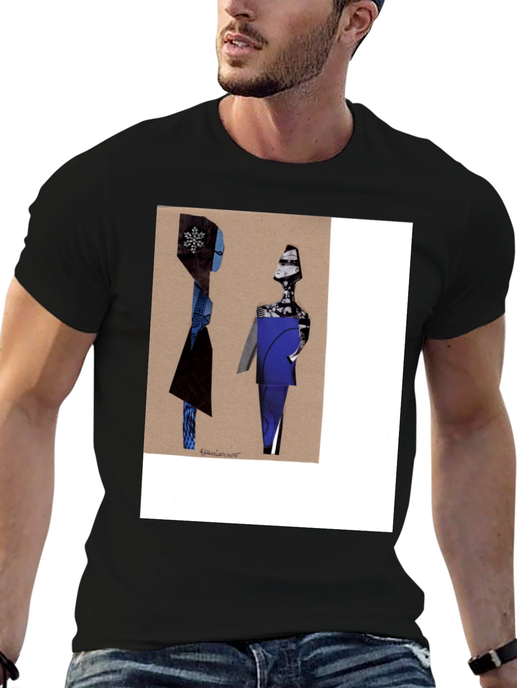 Abstract Art Graphic Tee - Modern Unisex T-Shirt