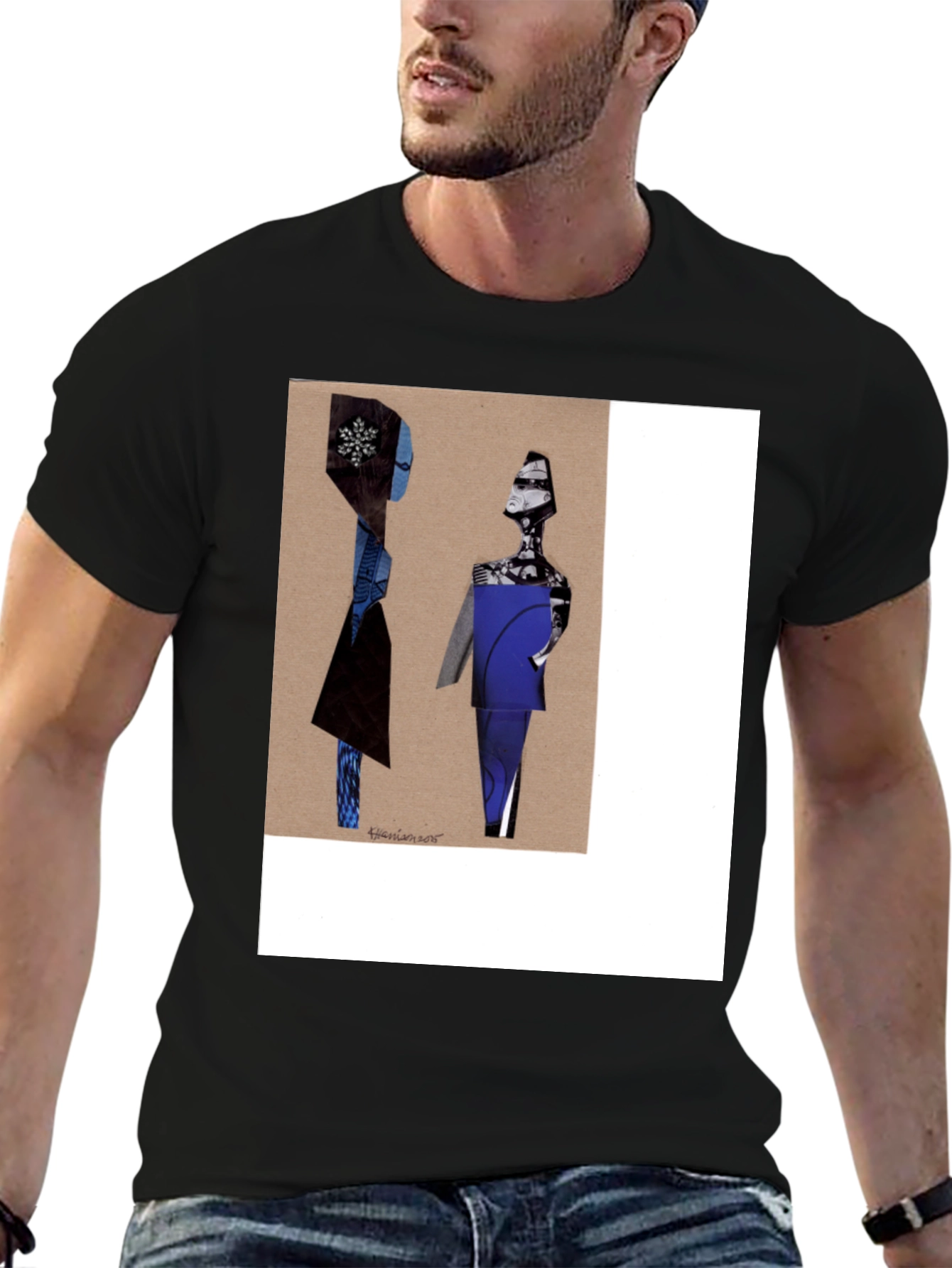 Abstract Art Graphic Tee - Modern Unisex T-Shirt