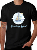 Breaking Wind Sailboat Graphic Tee