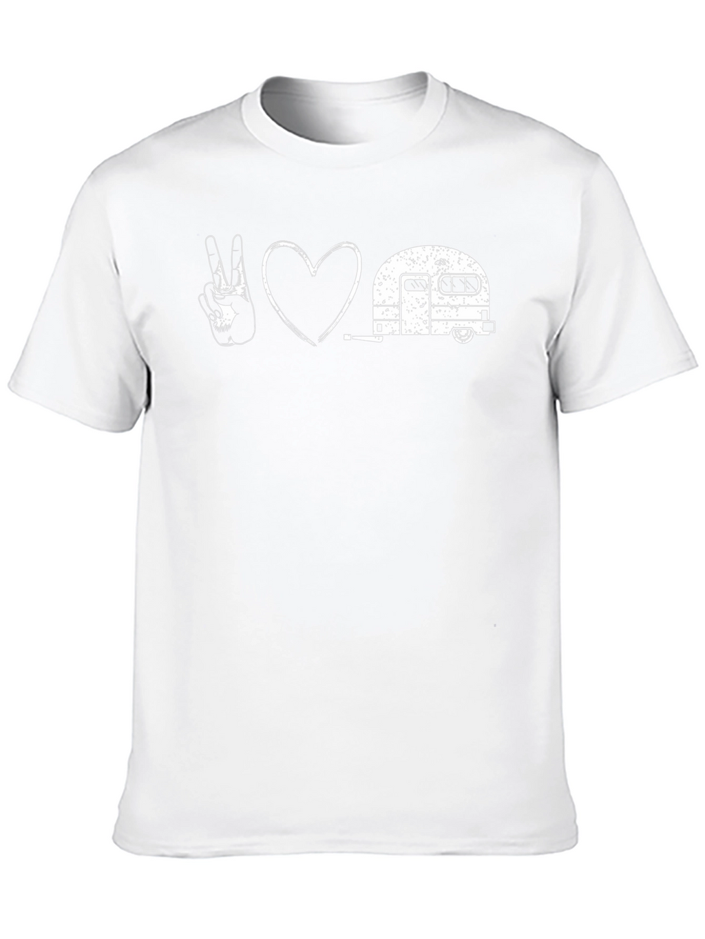 Peace Love Camping Black T-Shirt