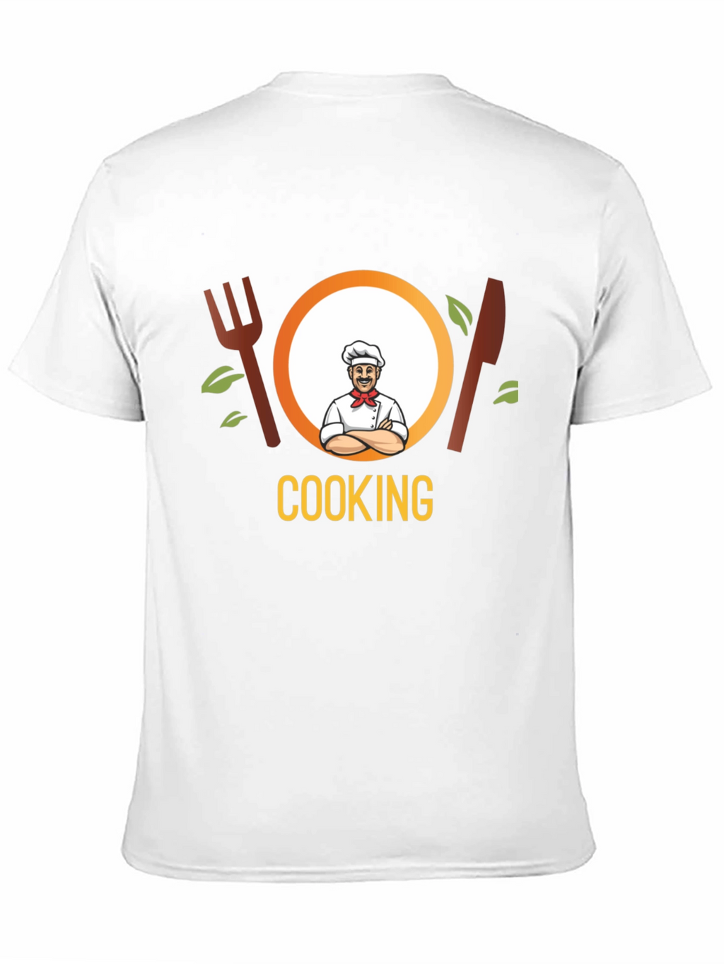 Cooking Chef Graphic Tee - Black Cotton T-Shirt