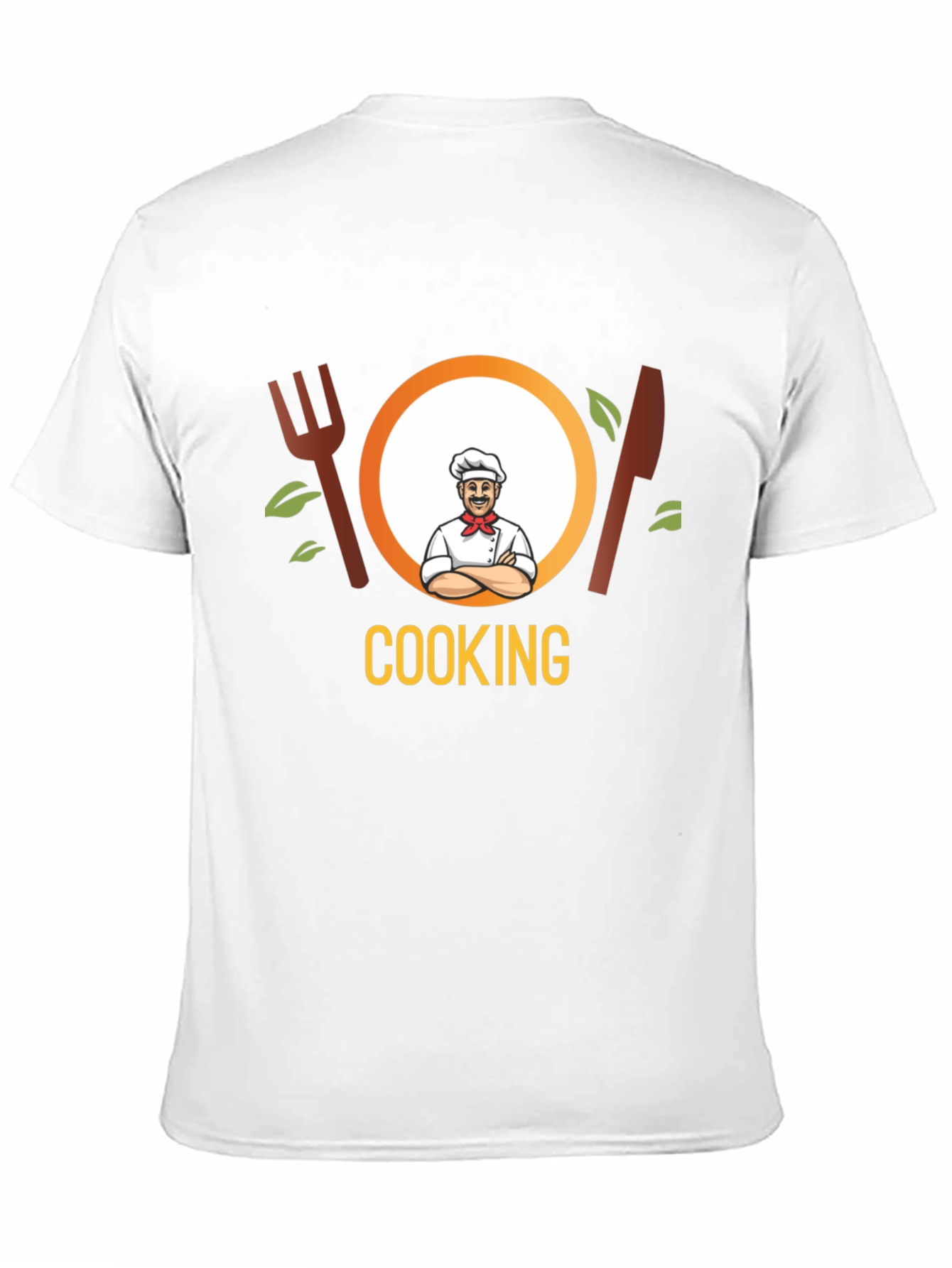 Cooking Chef Graphic Tee - Black Cotton T-Shirt