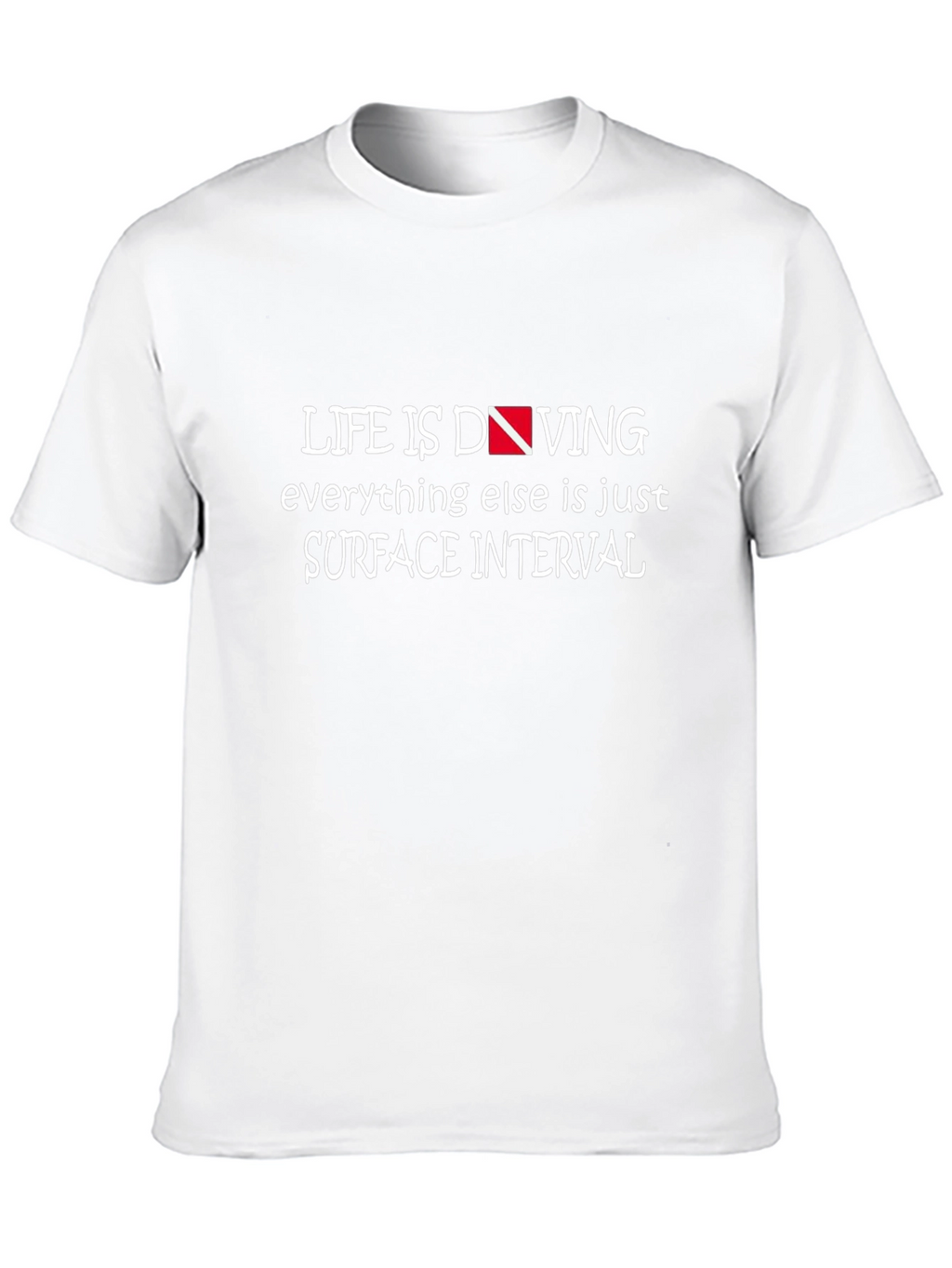 Life is Diving Black T-Shirt Diver Gift