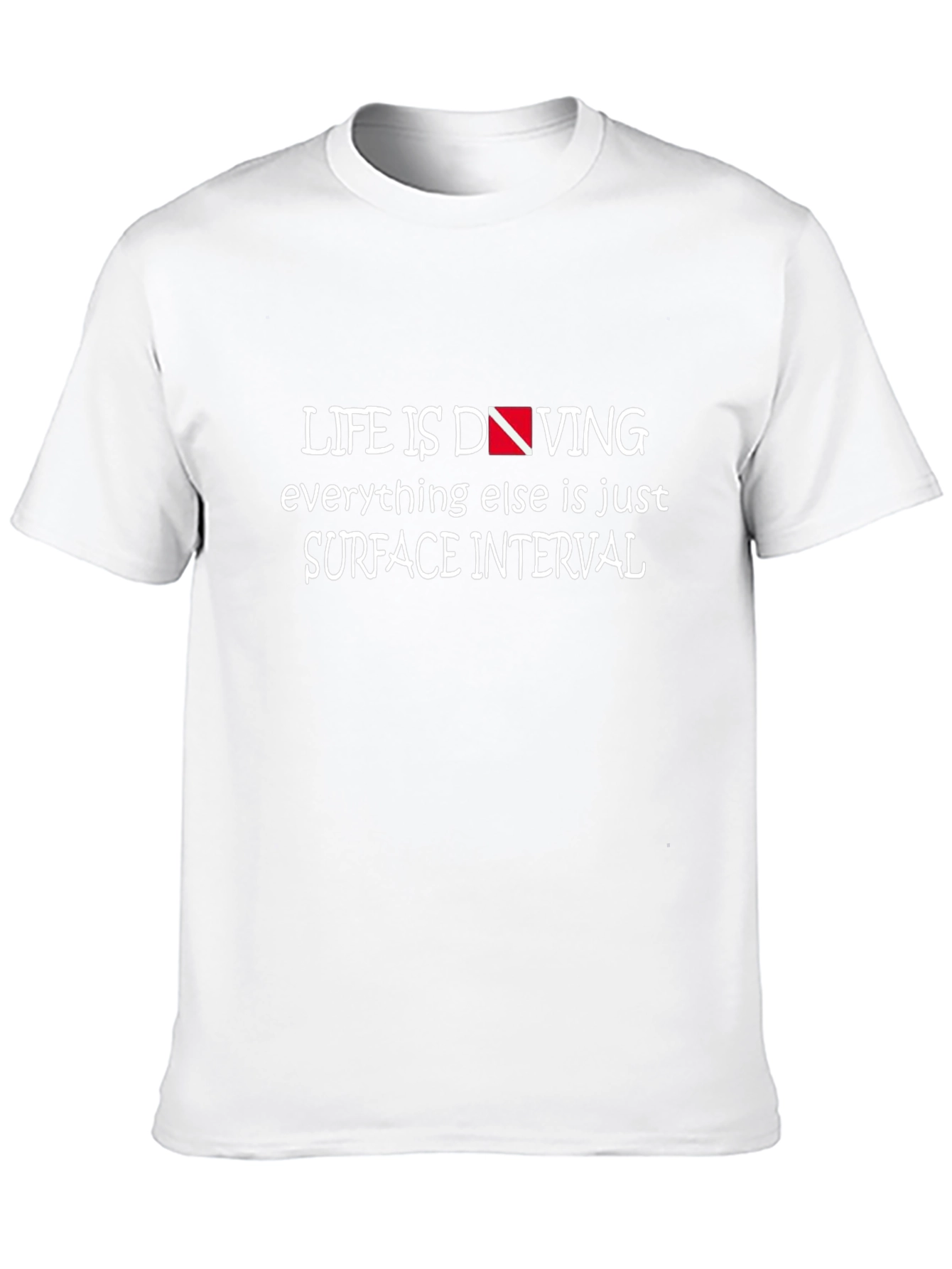 Life is Diving Black T-Shirt Diver Gift