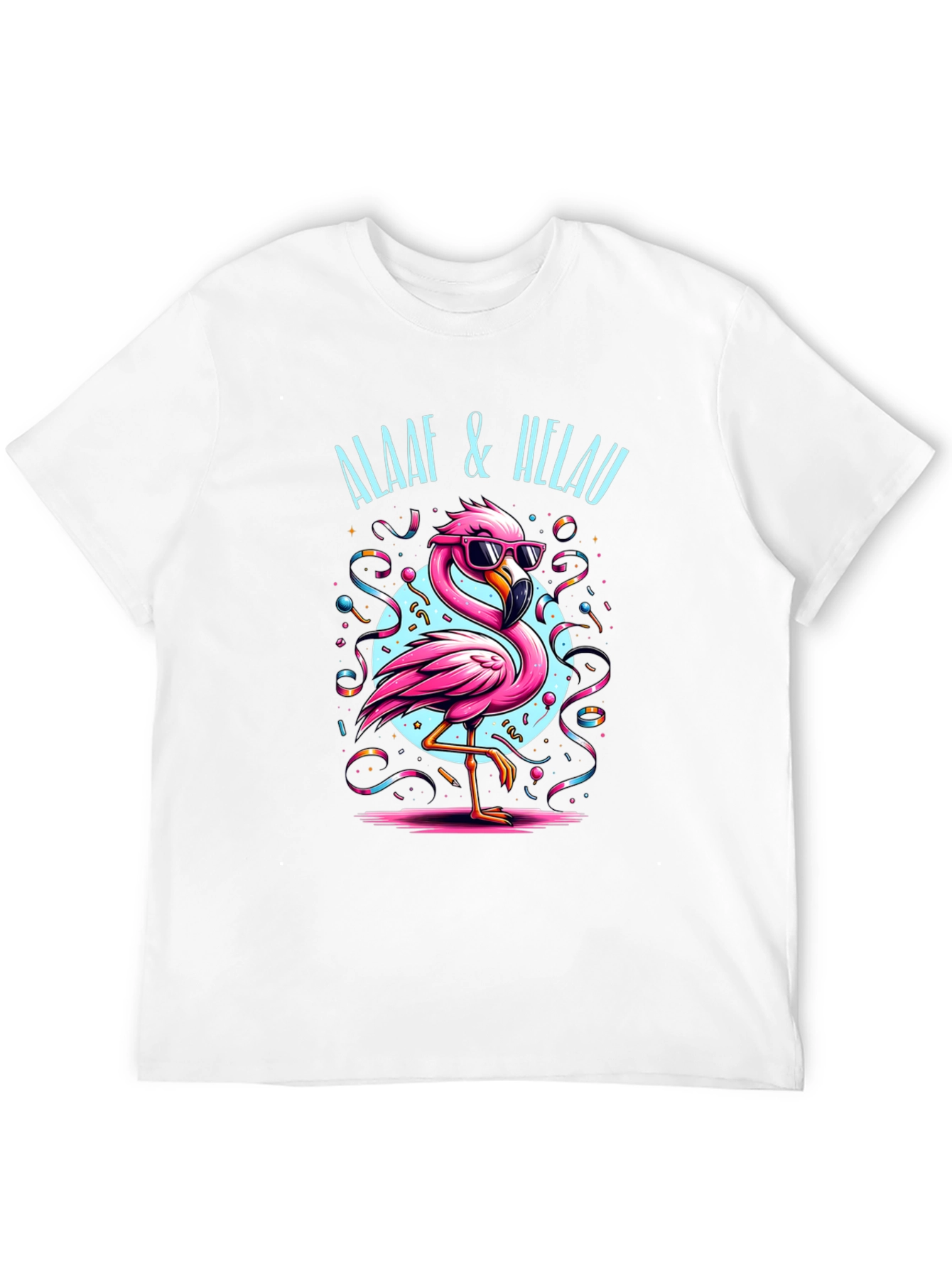 Festive Flamingo T-Shirt - Alaaf & Helau