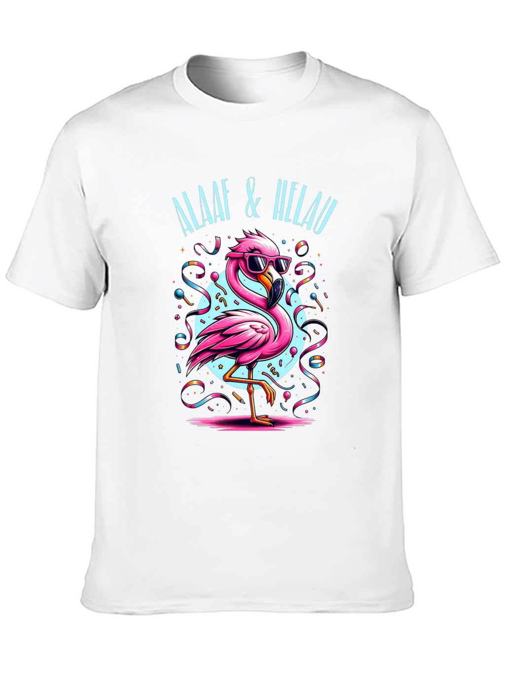 Festive Flamingo T-Shirt - Alaaf & Helau