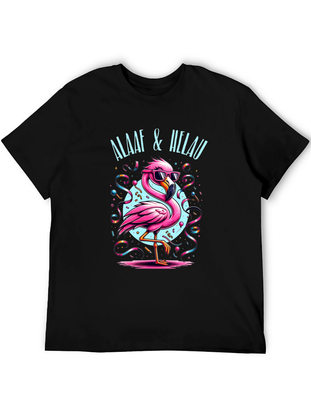 Festive Flamingo T-Shirt - Alaaf & Helau