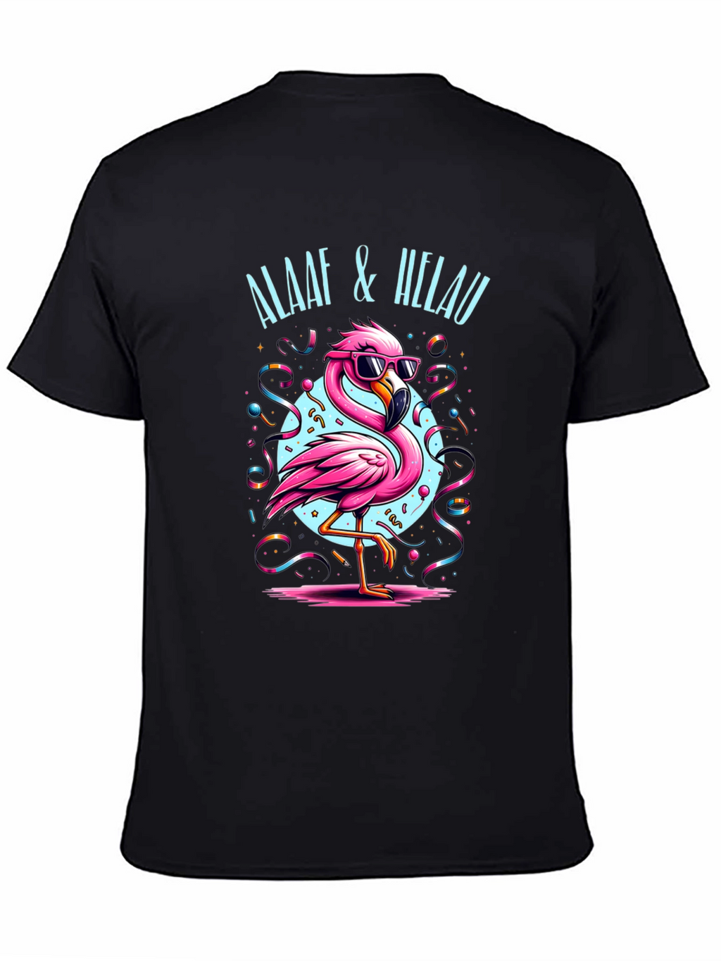 Festive Flamingo T-Shirt - Alaaf & Helau