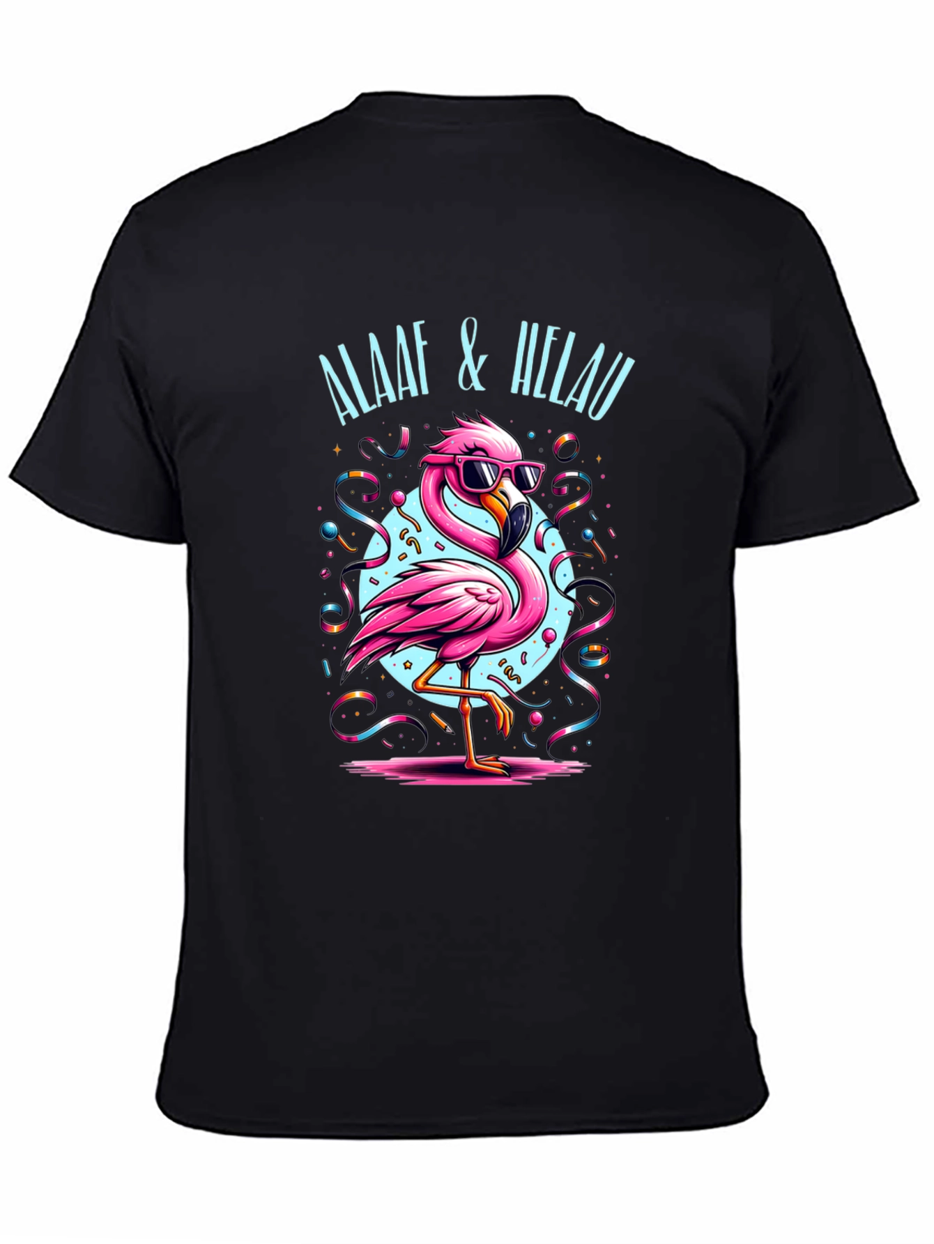 Festive Flamingo T-Shirt - Alaaf & Helau