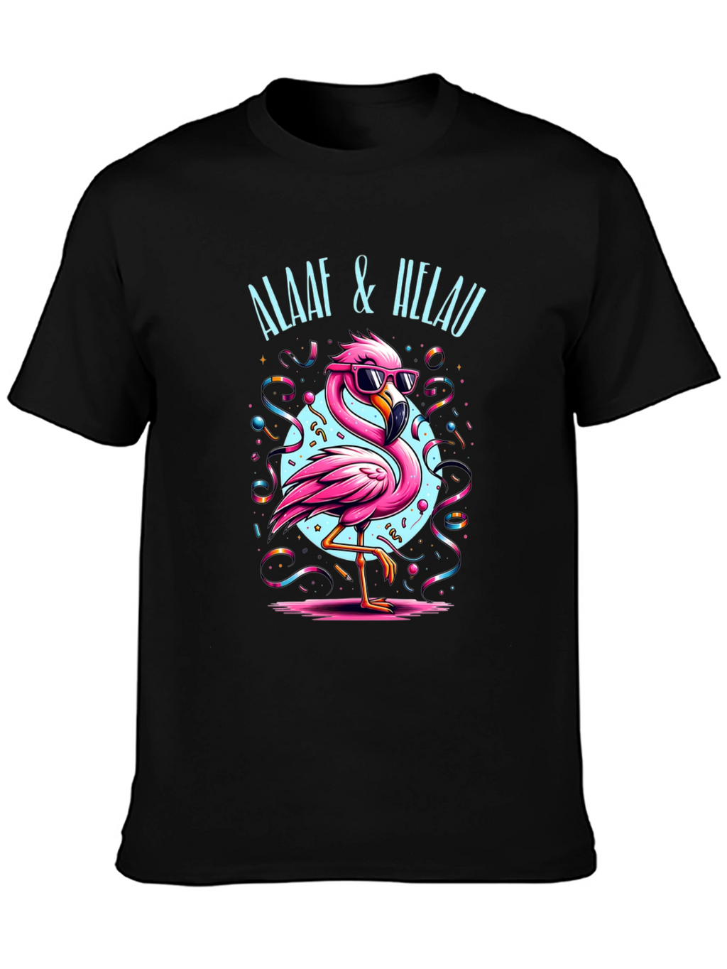 Festive Flamingo T-Shirt - Alaaf & Helau