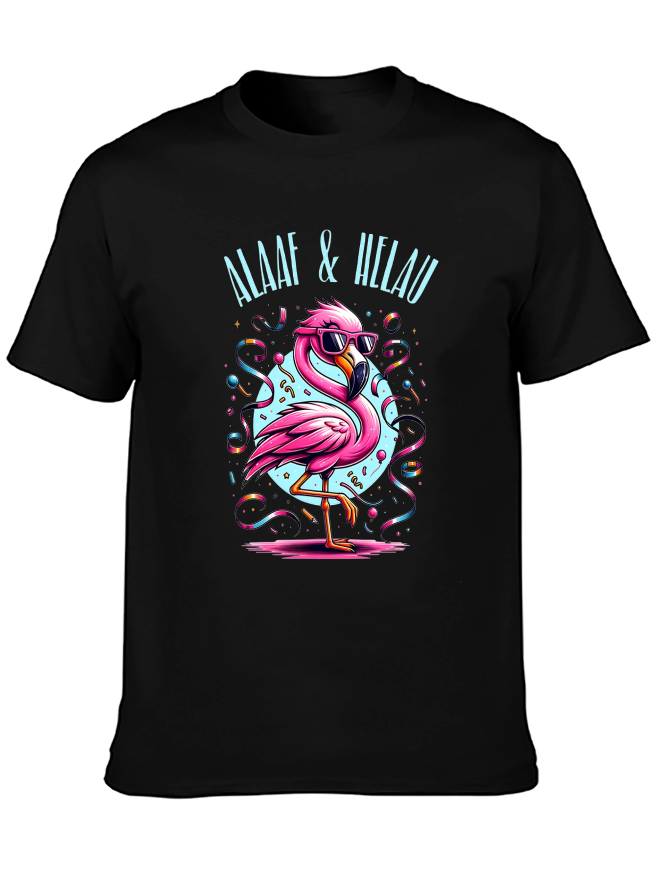 Festive Flamingo T-Shirt - Alaaf & Helau