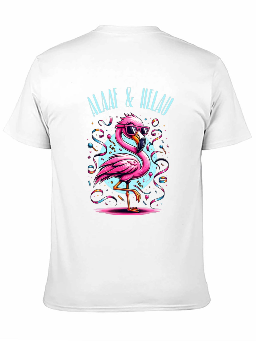 Festive Flamingo T-Shirt - Alaaf & Helau