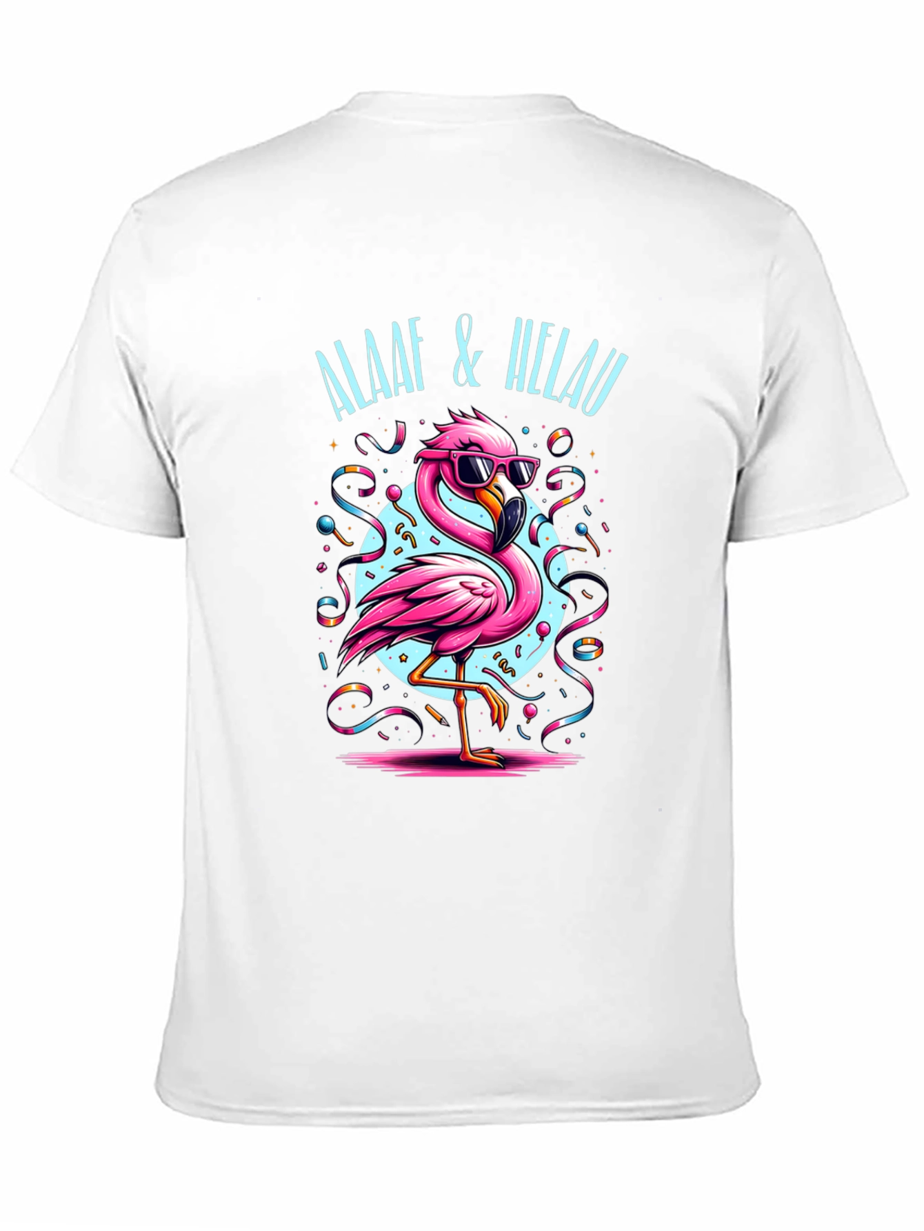 Festive Flamingo T-Shirt - Alaaf & Helau