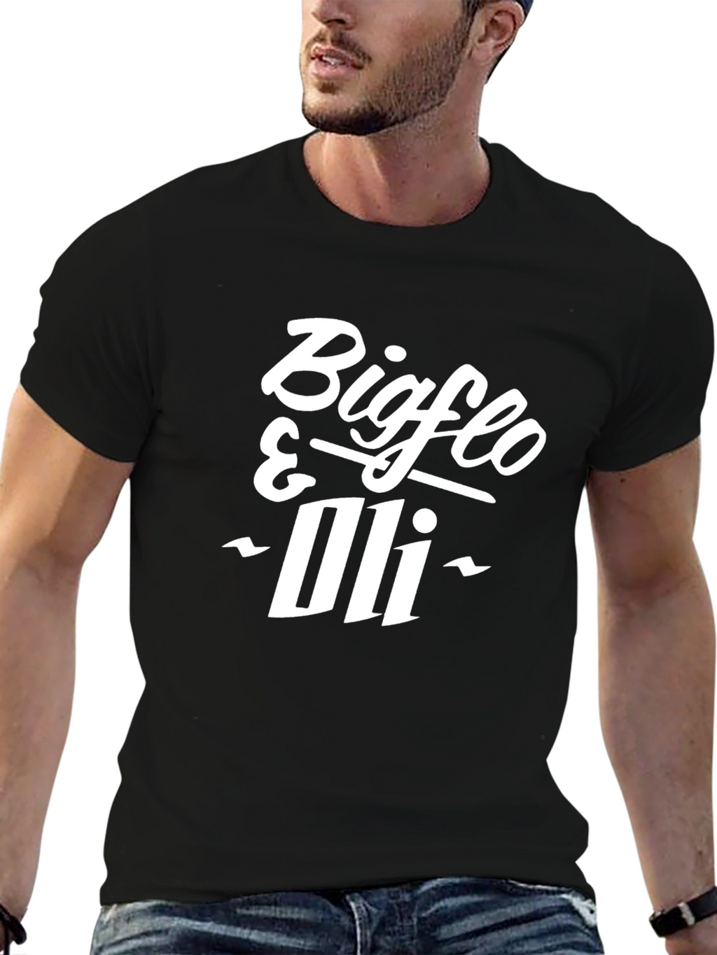 Bigflo & Oli Black Graphic T-Shirt