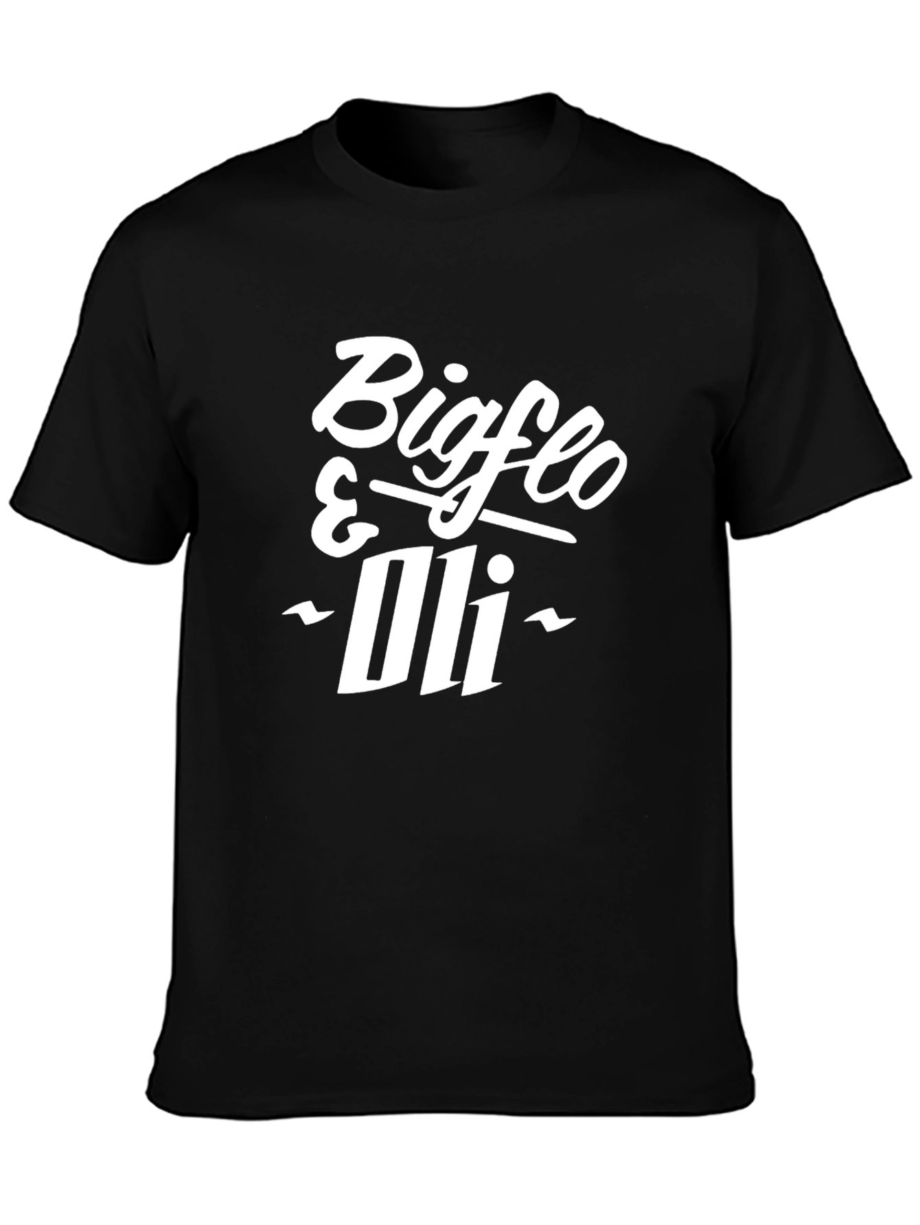 Bigflo & Oli Black Graphic T-Shirt
