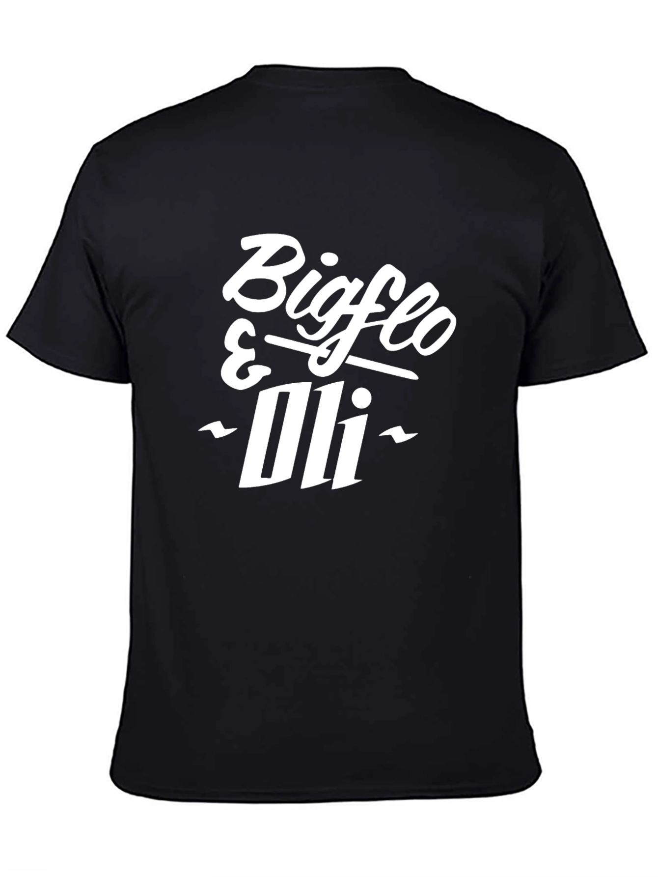 Bigflo & Oli Black Graphic T-Shirt