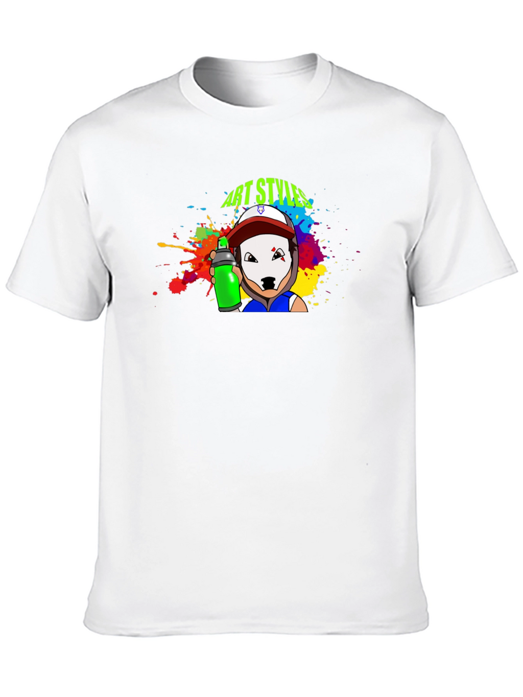 Art Styles Graphic T-Shirt - Black Crew Neck