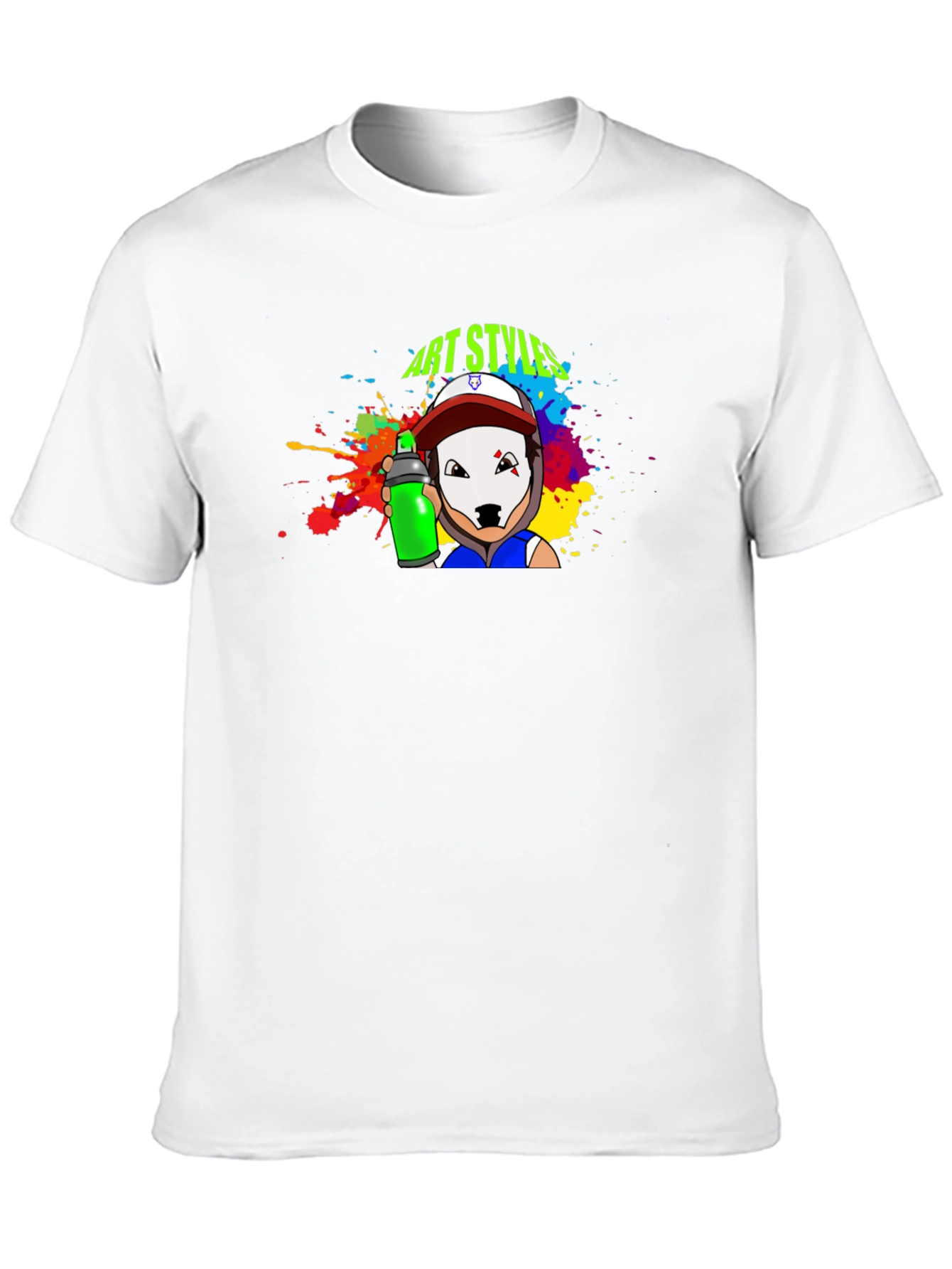 Art Styles Graphic T-Shirt - Black Crew Neck