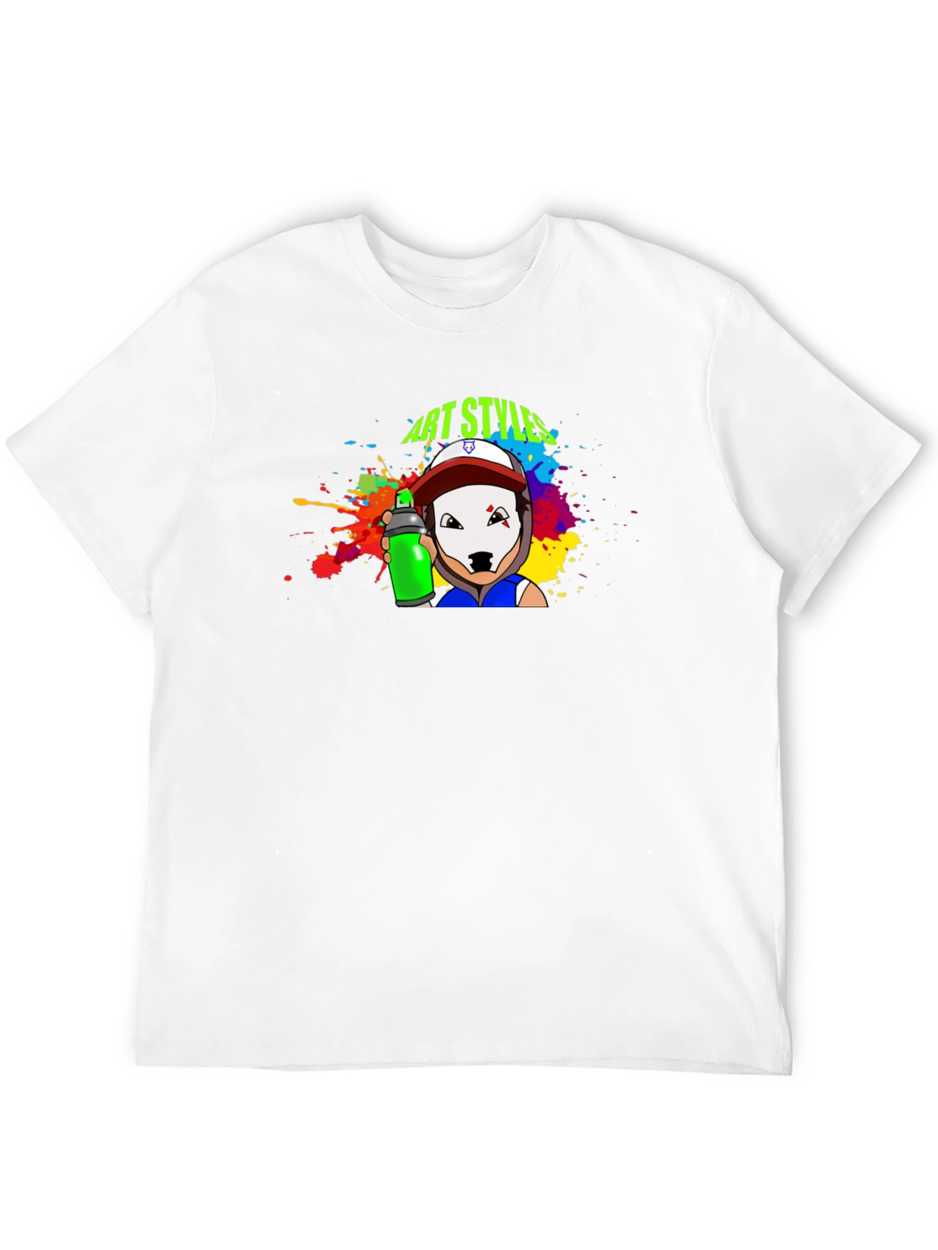 Art Styles Graphic T-Shirt - Black Crew Neck