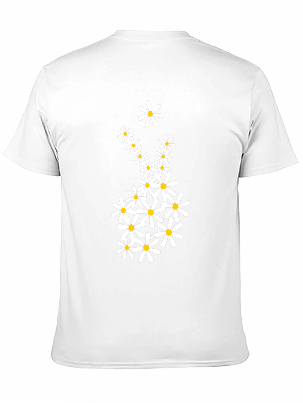 Daisy Graphic Tee - Black Casual T-Shirt