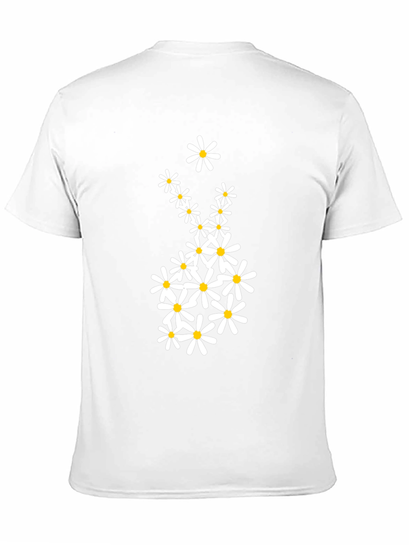 Daisy Graphic Tee - Black Casual T-Shirt