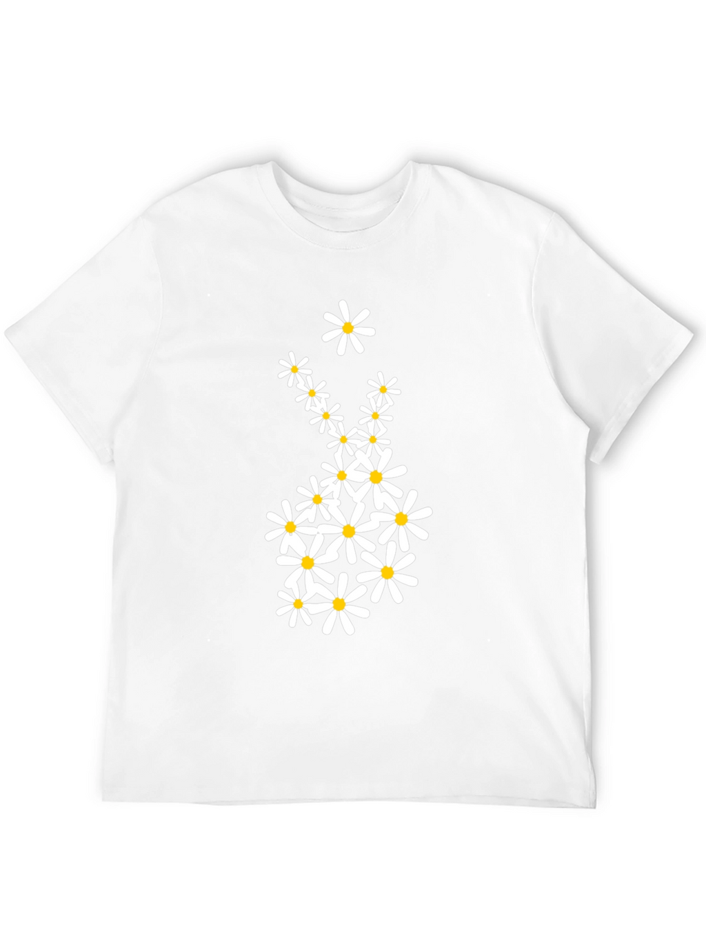 Daisy Graphic Tee - Black Casual T-Shirt