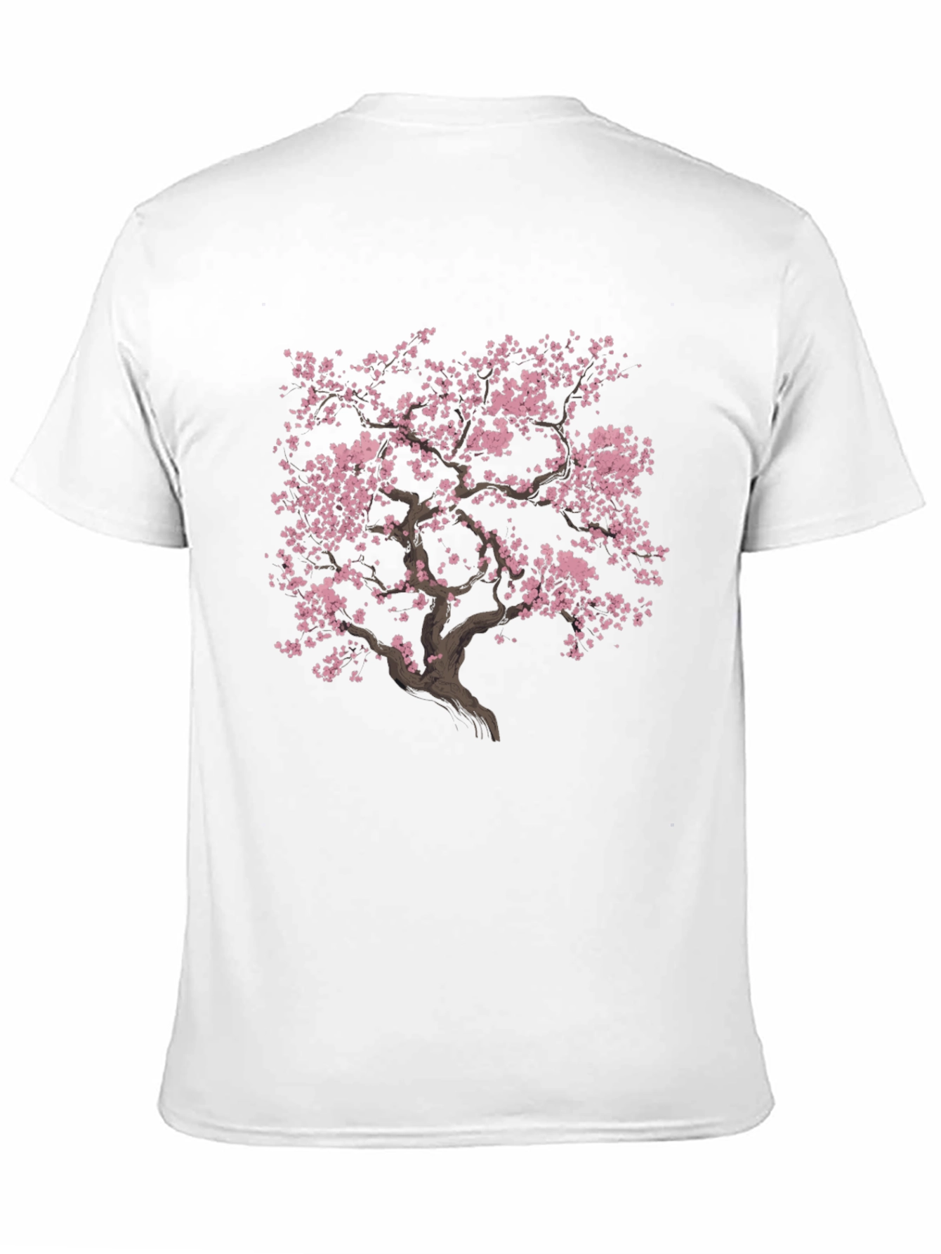 Sakura Tree Graphic T-Shirt - Unisex Black Tee