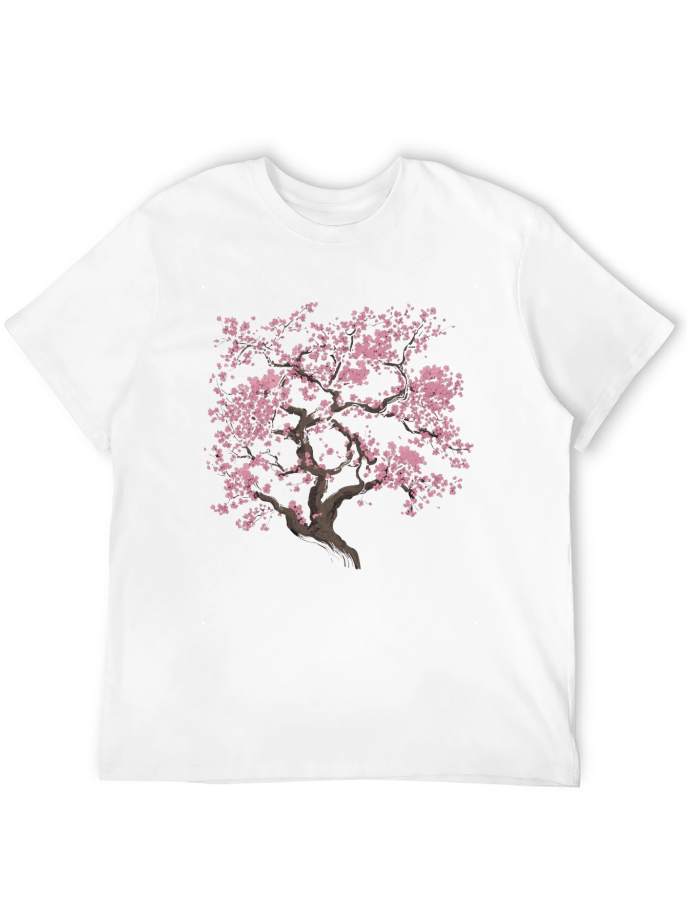 Sakura Tree Graphic T-Shirt - Unisex Black Tee