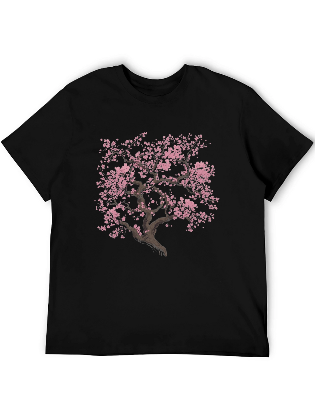 Sakura Tree Graphic T-Shirt - Unisex Black Tee