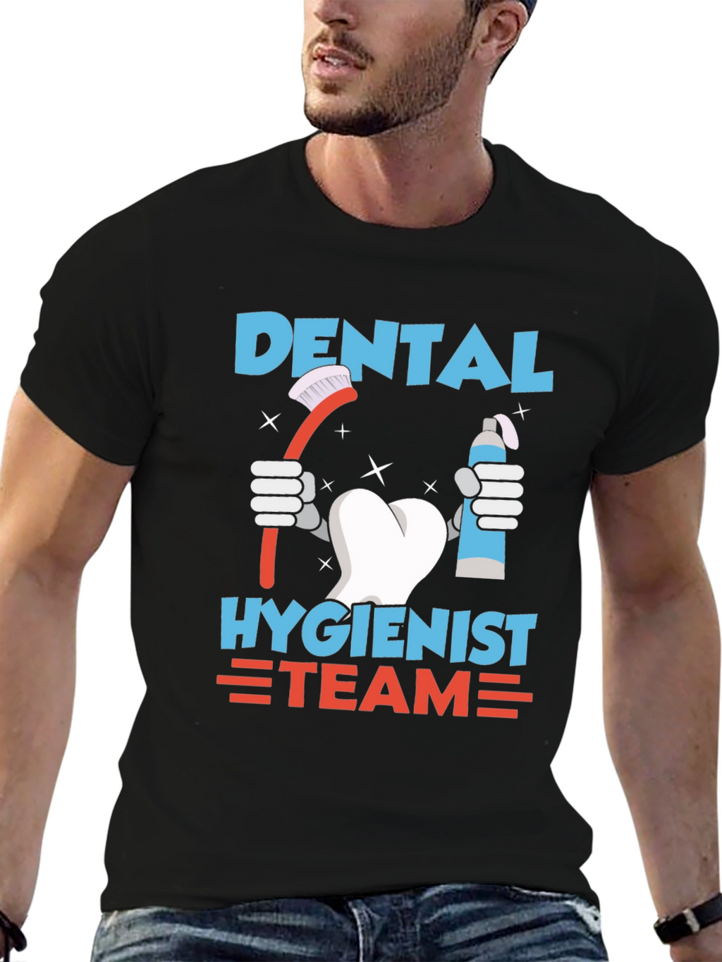 Dental Hygienist Team Graphic T-Shirt