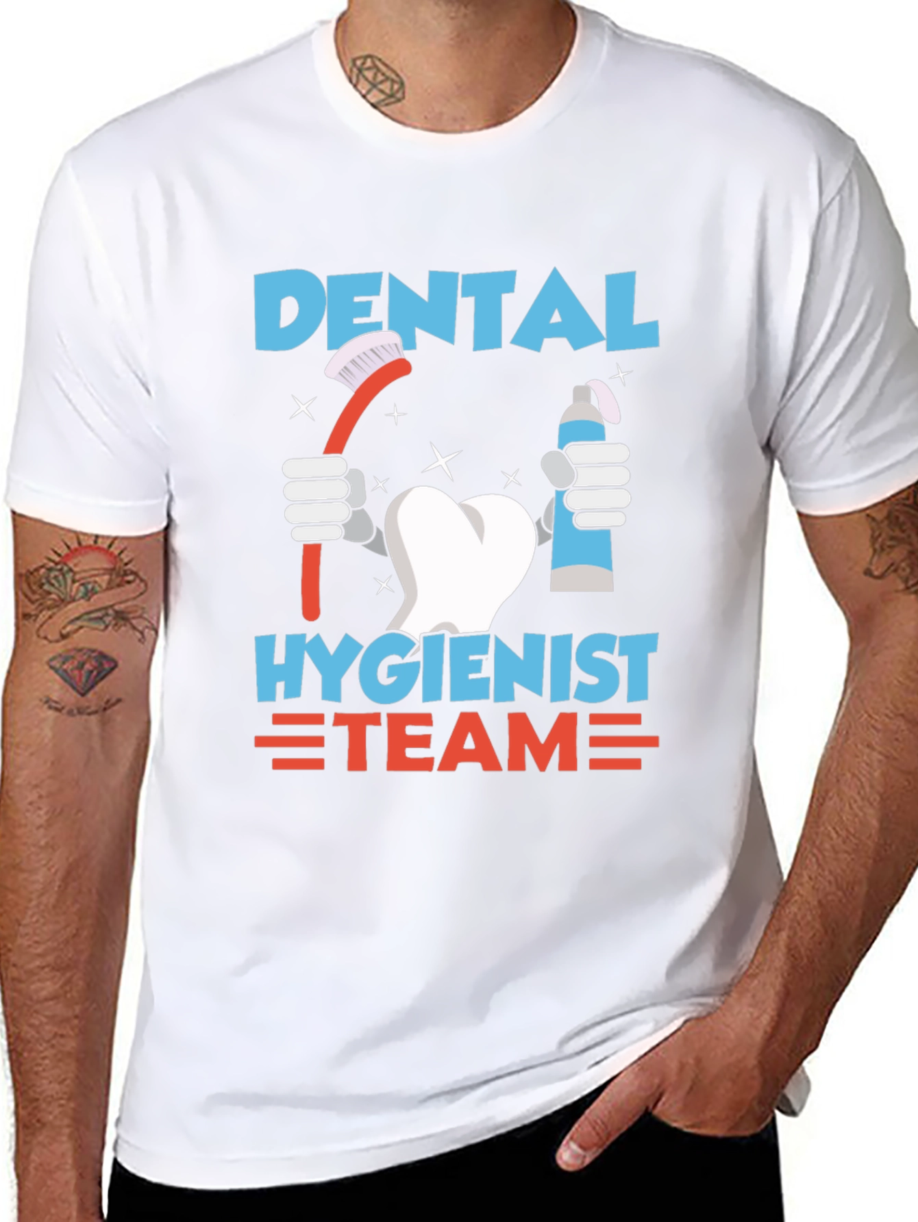 Dental Hygienist Team Graphic T-Shirt