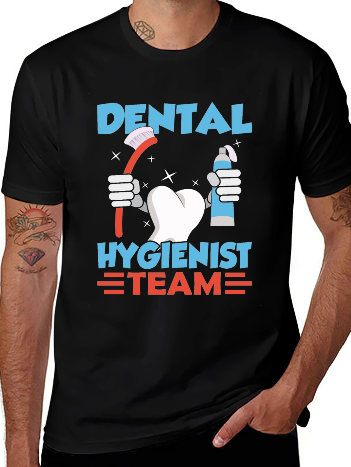 Dental Hygienist Team Graphic T-Shirt