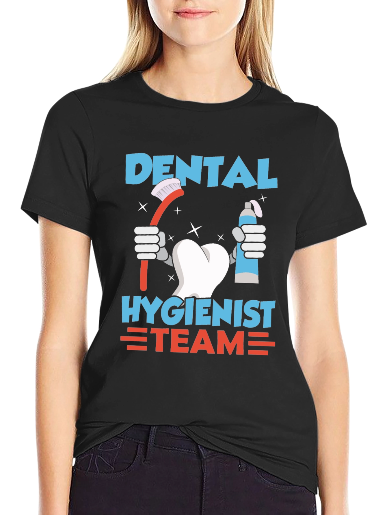 Dental Hygienist Team Graphic T-Shirt