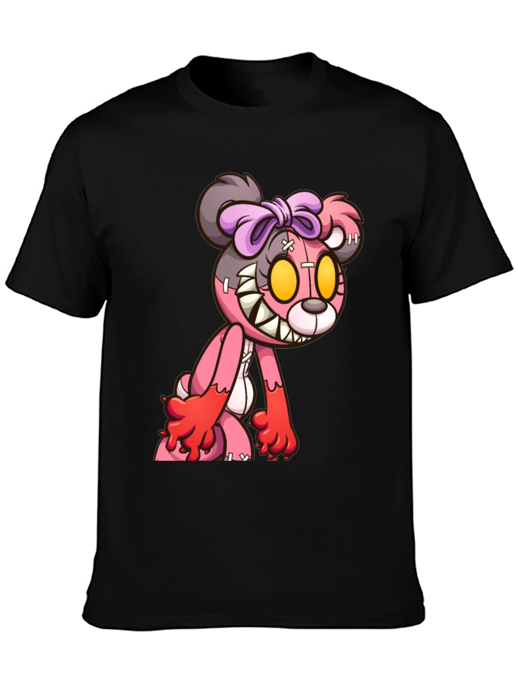Creepy Cute Teddy Bear Graphic Tee