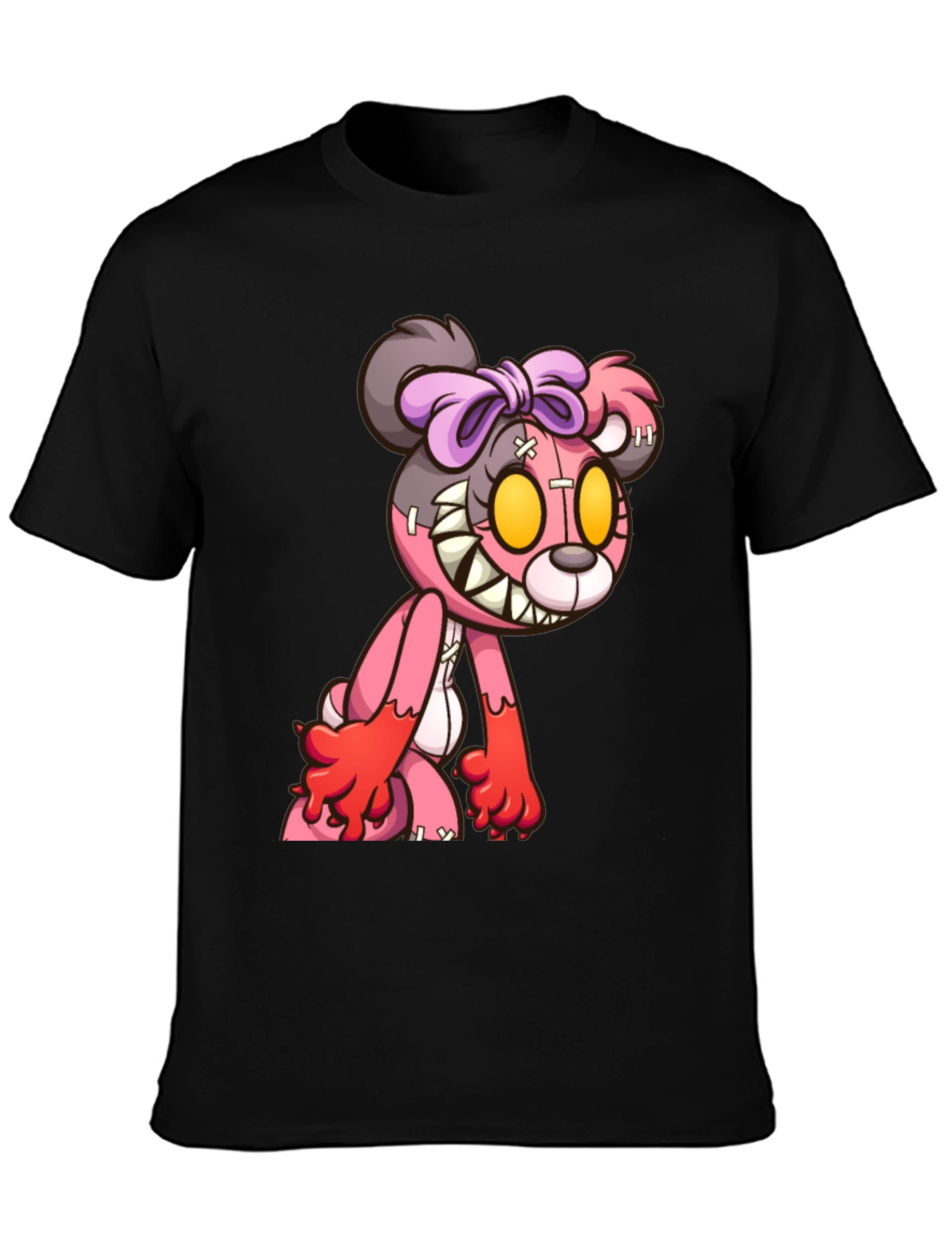 Creepy Cute Teddy Bear Graphic Tee
