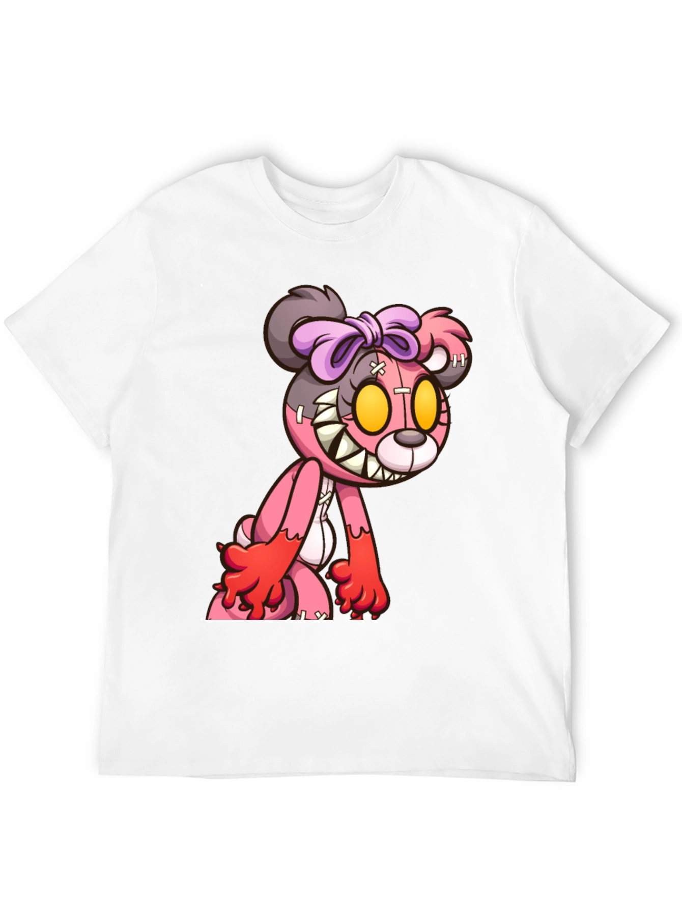 Creepy Cute Teddy Bear Graphic Tee
