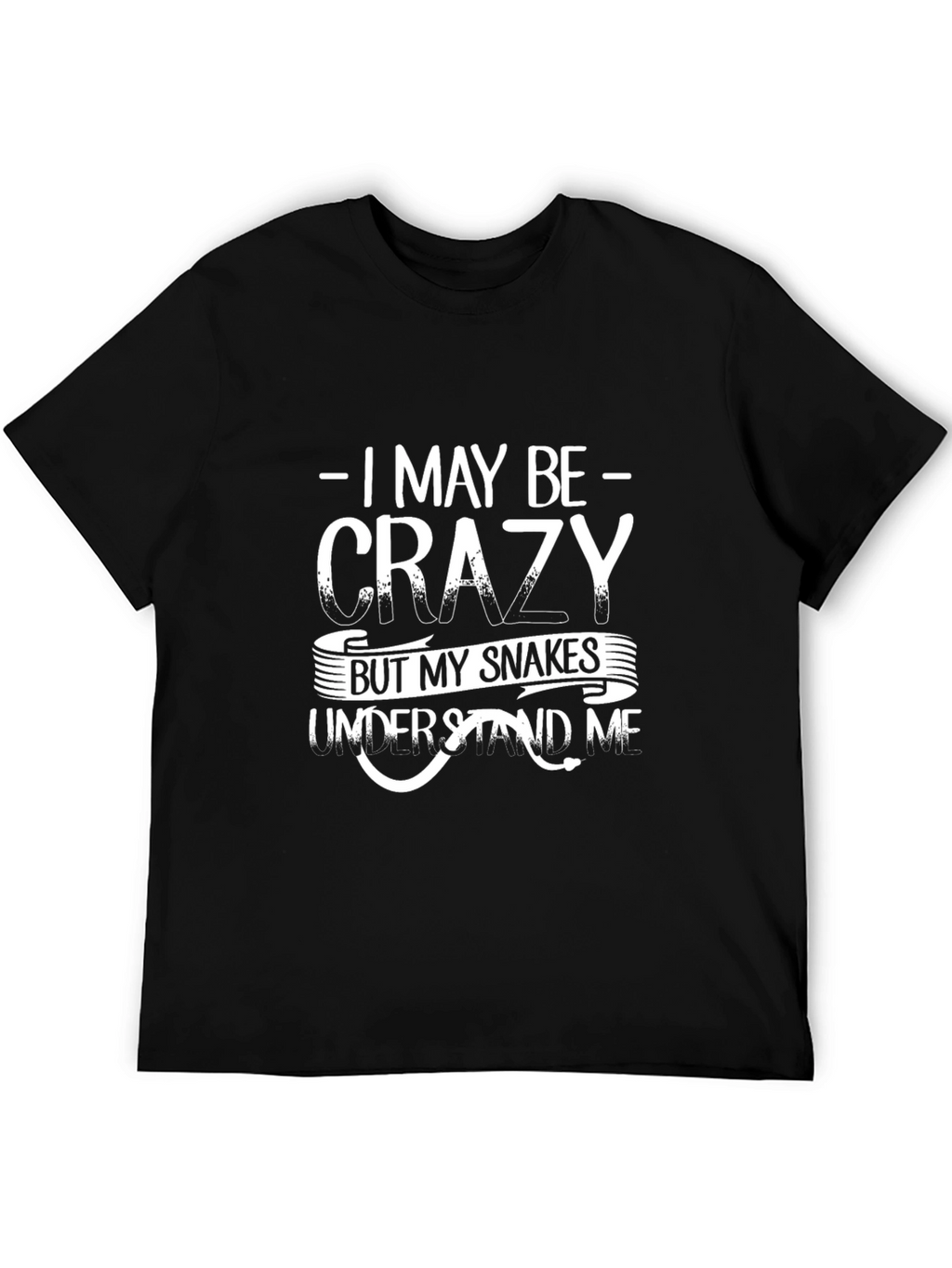 Crazy Snake Lover T-Shirt - Unisex Black Tee