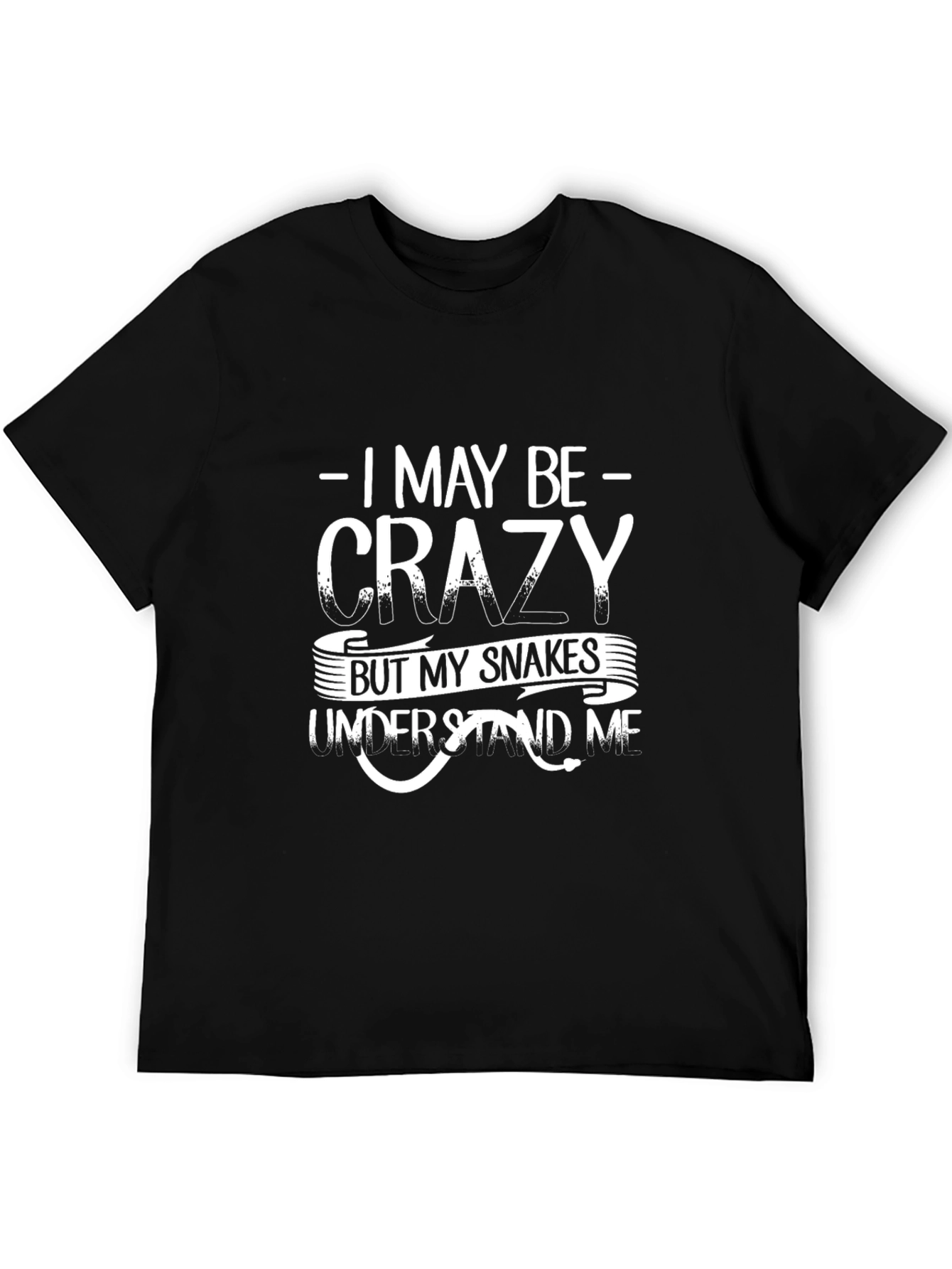 Crazy Snake Lover T-Shirt - Unisex Black Tee