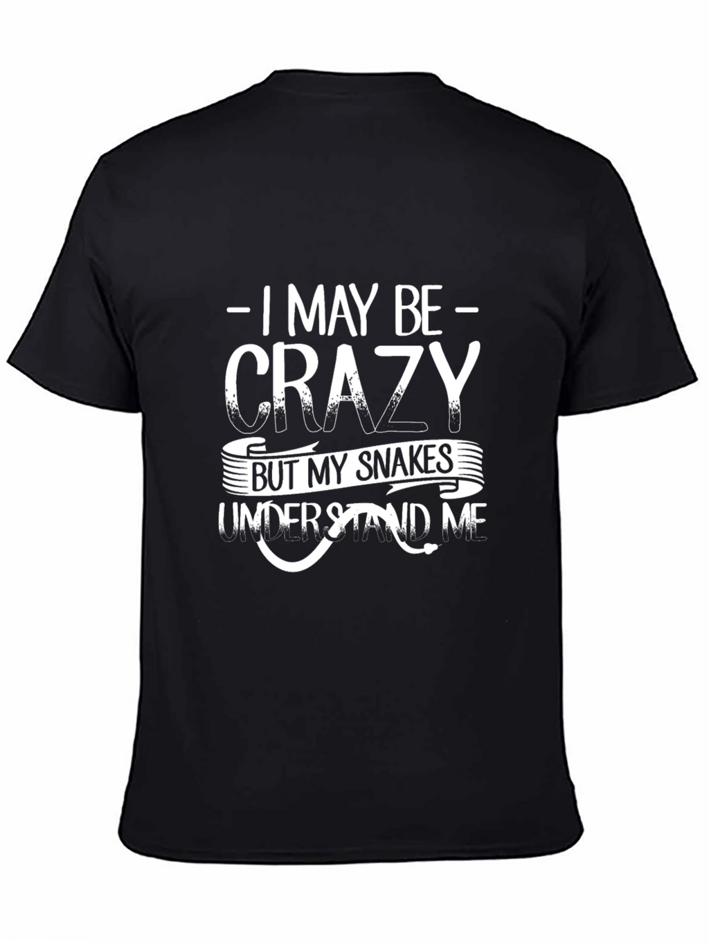 Crazy Snake Lover T-Shirt - Unisex Black Tee