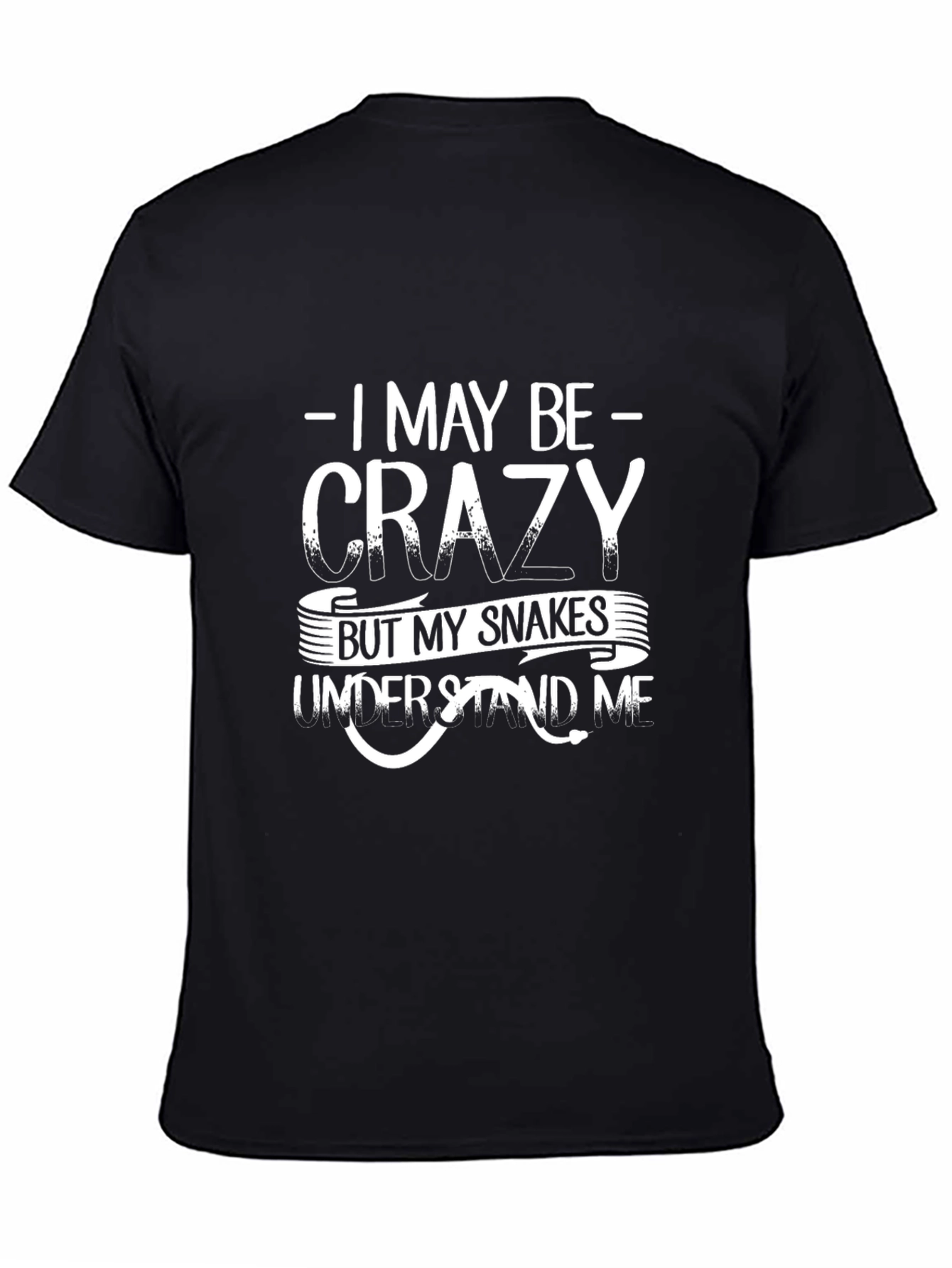 Crazy Snake Lover T-Shirt - Unisex Black Tee