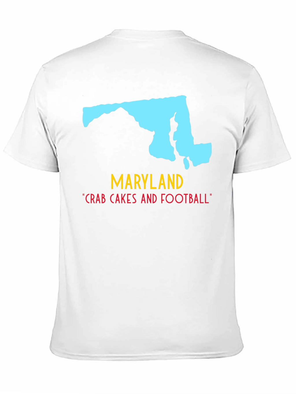 Maryland State Pride T-Shirt: Crab Cakes & Football
