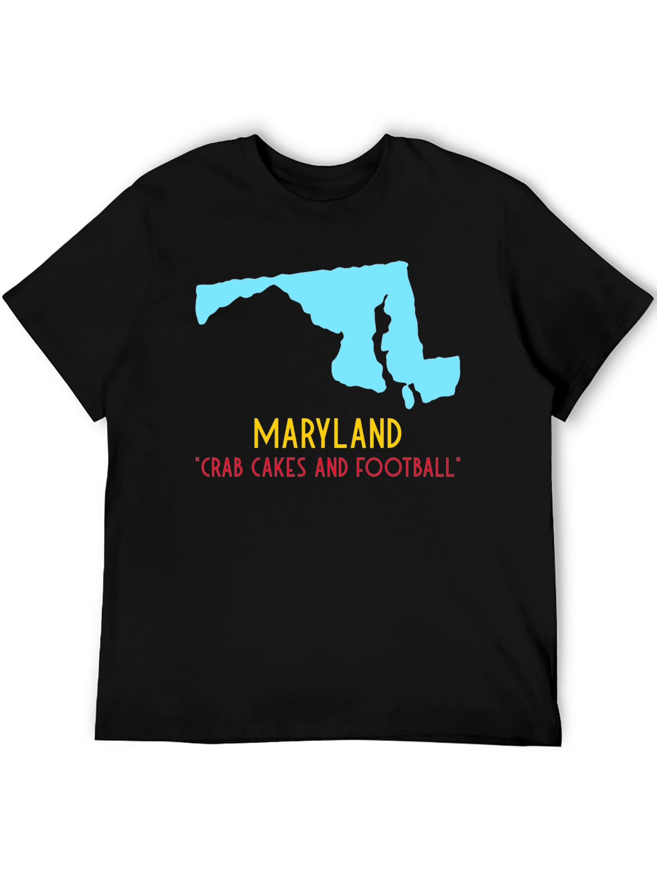 Maryland State Pride T-Shirt: Crab Cakes & Football