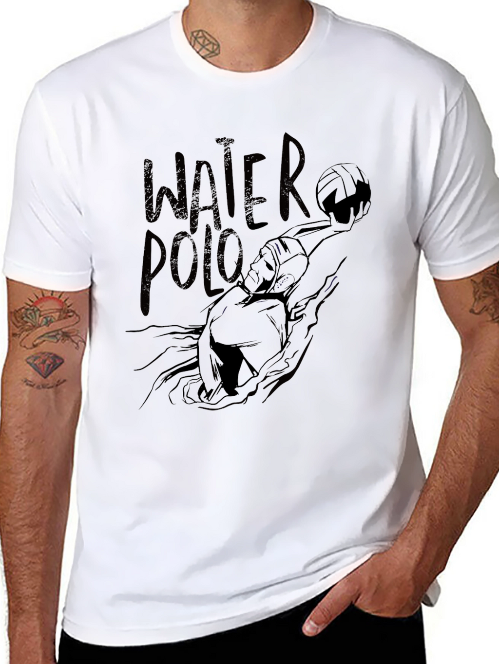 Water Polo Graphic T-Shirt - Cool Sports Tee