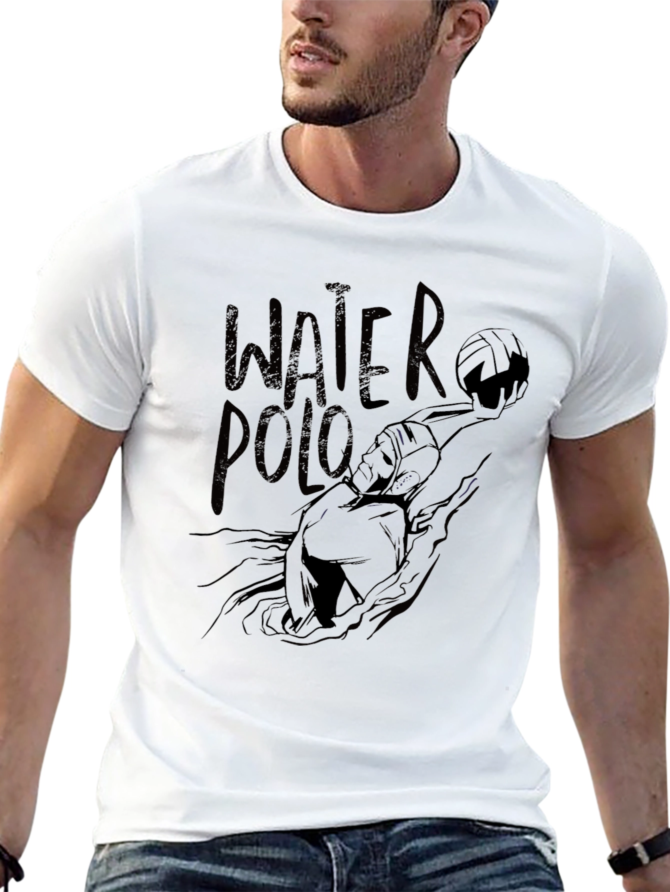 Water Polo Graphic T-Shirt - Cool Sports Tee
