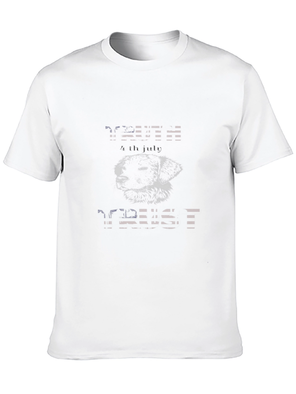 Patriotic 4th of July Mens Black T-Shirt