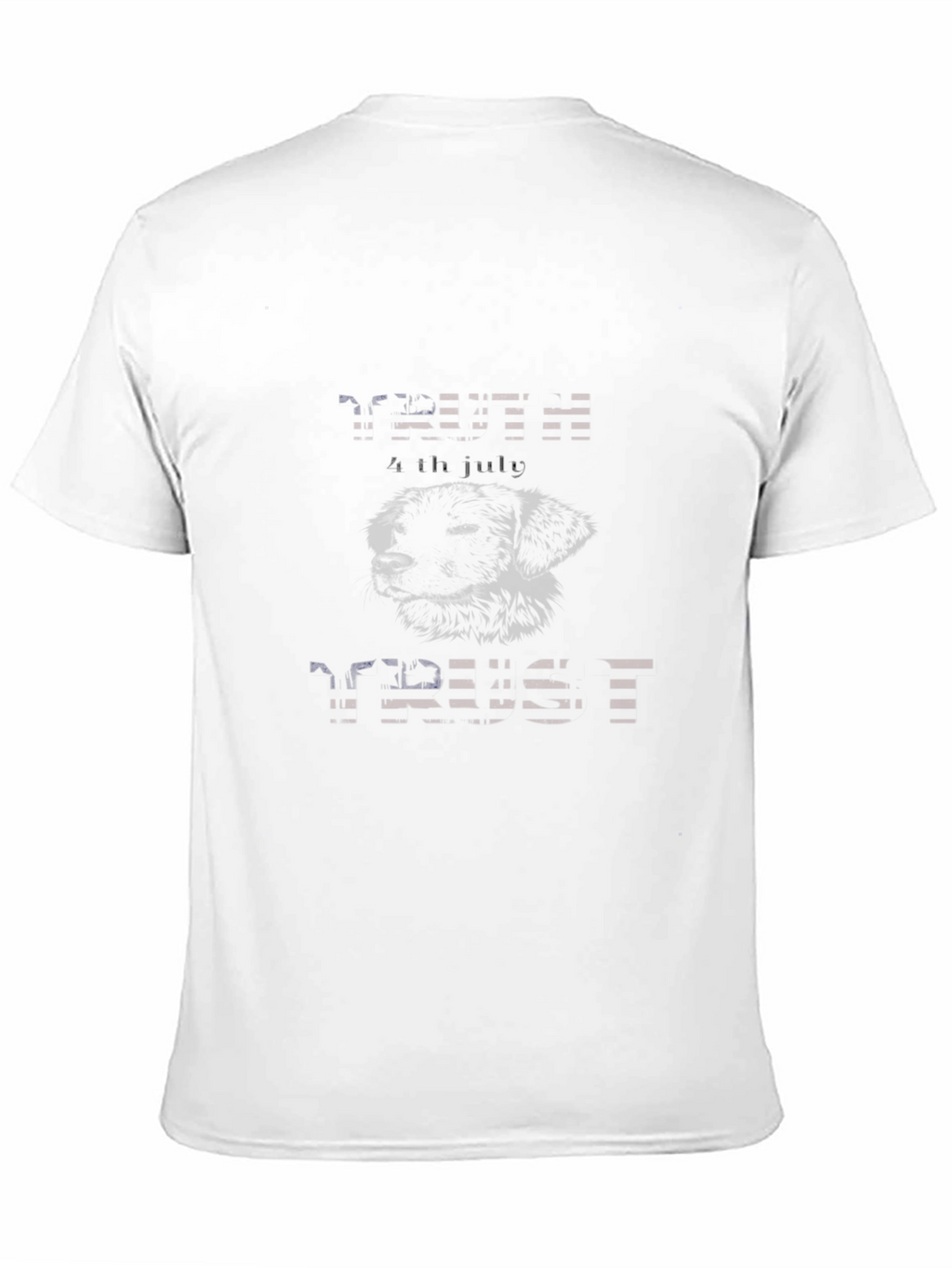 Patriotic 4th of July Mens Black T-Shirt