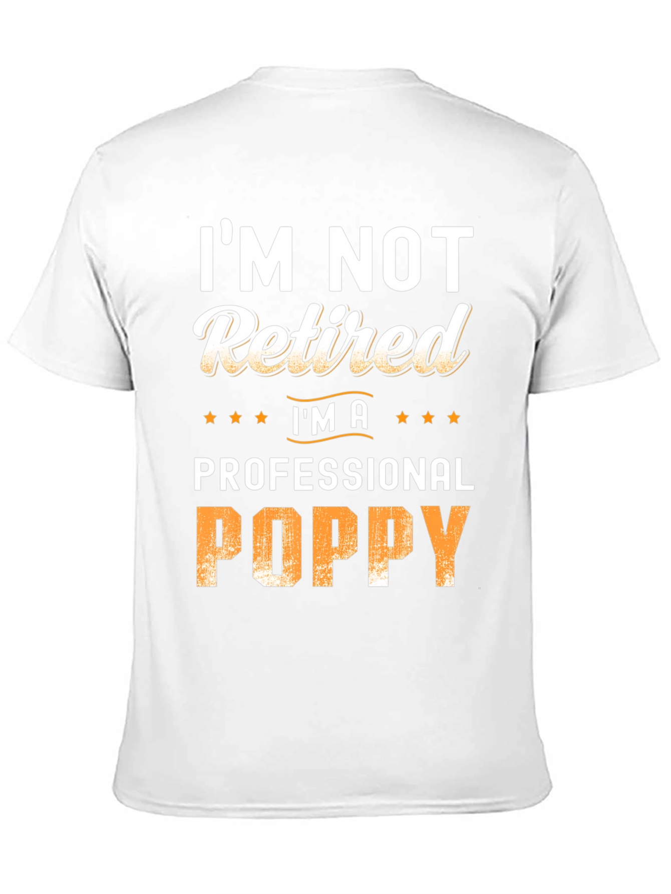 Professional Poppy T-Shirt - Funny Grandpa Tee