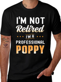 Professional Poppy T-Shirt - Funny Grandpa Tee